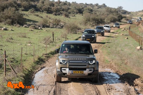 מועדון לנד רובר בגבעות הירוקות של חבל לכיש