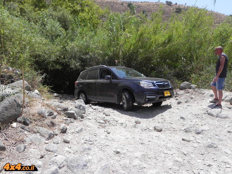 סובארו דרייב בטיול מים ועבירות ברמת הגולן - שבת 25.6.16