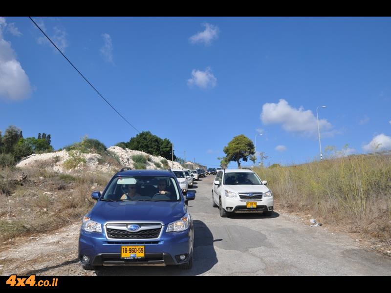 הדרכת נהיגת שטח מועדון סובארו בהר חורשן - ספטמבר 2014