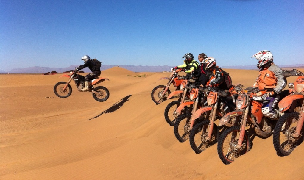 מרוקו - מסע אופנועי שטח חוצה הרי האטלס והדיונות של הסהרה
